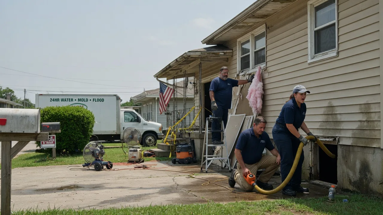 Water Damage Repair in La Plume, PA near me